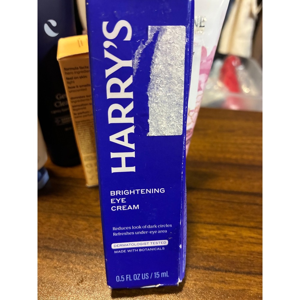 Harry's Brightening Eye Cream 0.5 fl oz 15ml Reduces Dark Circles NIB
